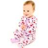 Soft & Stretchy Zipper Footie, Halloween Ghosts - Footie Pajamas - 2