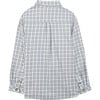 Plaid Long Sleeve Button-Down Shirt, Blue - Shirts - 2