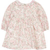 Baby Floral Print Peter Pan Collar Dress, Pink - Dresses - 2