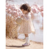 Baby Floral Print Peter Pan Collar Dress, Pink - Dresses - 4