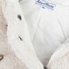 Baby Faux Fur Winter Jumpsuit, White - Coats - 3