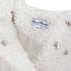 Baby Faux Fur Hooded Coat, Cream - Coats - 3