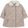 Baby Collared Front Pocket Button-Down Pea Coat, Multicolors - Coats - 1 - thumbnail