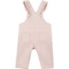 Baby Embroidered Shoulder Strap Pocket Overalls, Pale Rose - Jumpsuits - 2