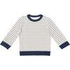 Remy Sweatshirt, Navy French Stripe - Sweatshirts - 1 - thumbnail