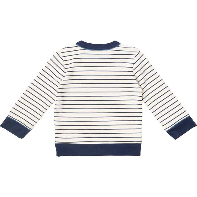 Remy Sweatshirt, Navy French Stripe - Sweatshirts - 2