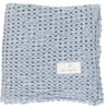 Waffle Blanket, Blue - Blankets - 1 - thumbnail