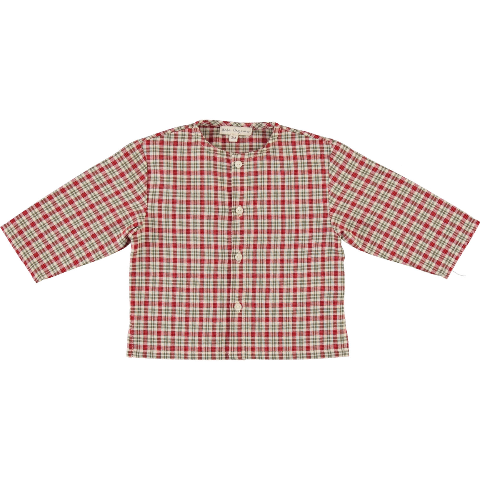Luka Baby Shirt, Red - Shirts - 1