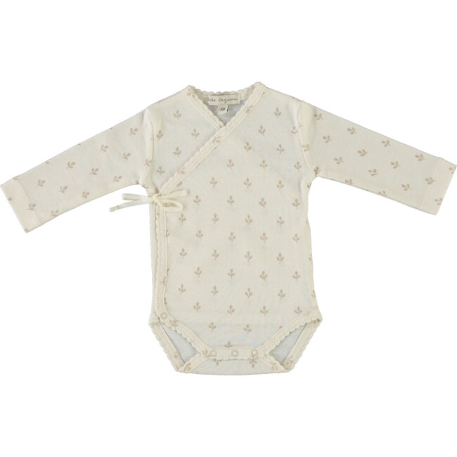 Lou Wrap Onesie, Natural