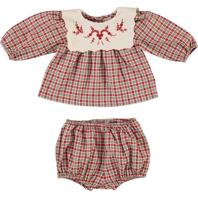 Louisa Baby Set, Red