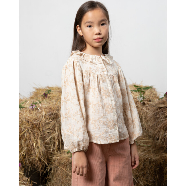 Isabella Blouse, Natural - Blouses - 3