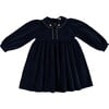 Clara Dress, Navy - Dresses - 1 - thumbnail