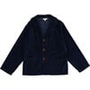 Claude Blazer, Navy - Jackets - 1 - thumbnail