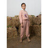 Lila Sweat Pants, Pink - Pants - 2