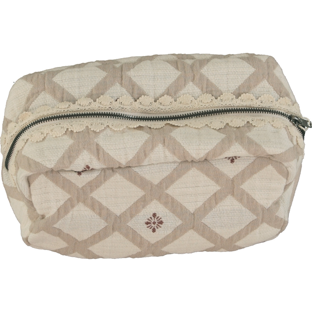 Joan Toiletry Bag, Natural - Bags - 1