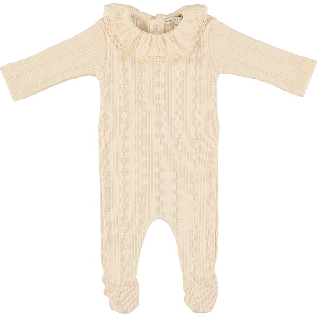 Bebe Collar Overall, Natural