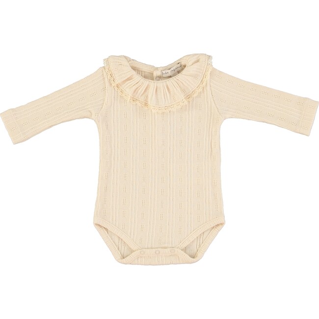 Bebe Collar Onesie, Natural