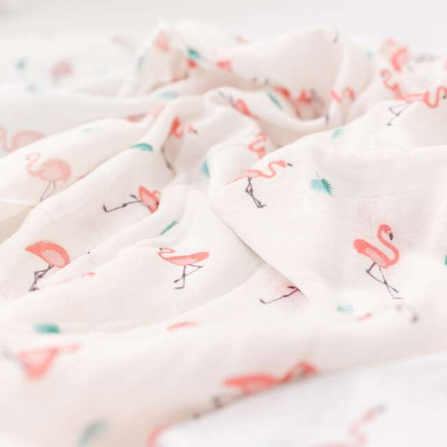 Swaddle, Flamingo - Swaddles - 4