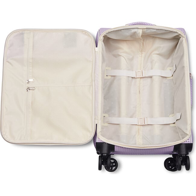 Kids Travel Suitcase 4 Wheel, Faded Lavender - Luggage - 4