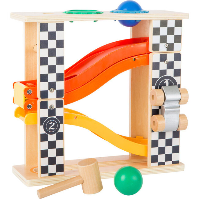 Rally Hammering Marble Run