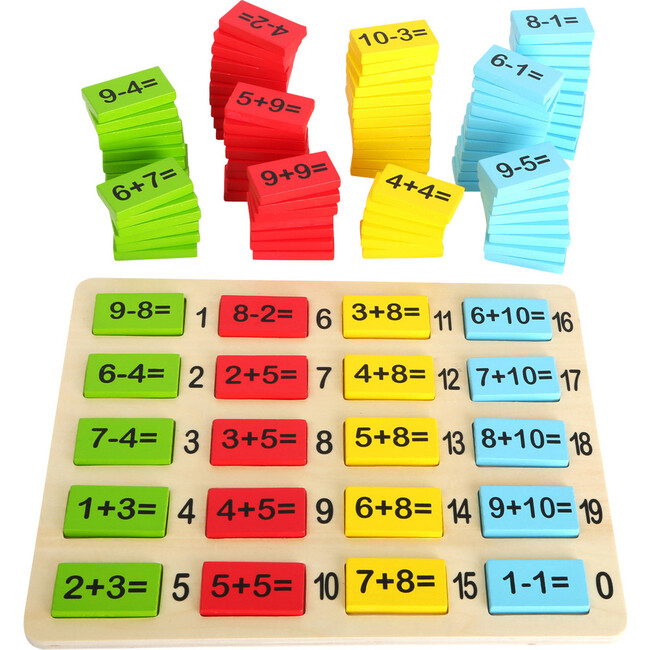 Math Number Tiles Educational Toy