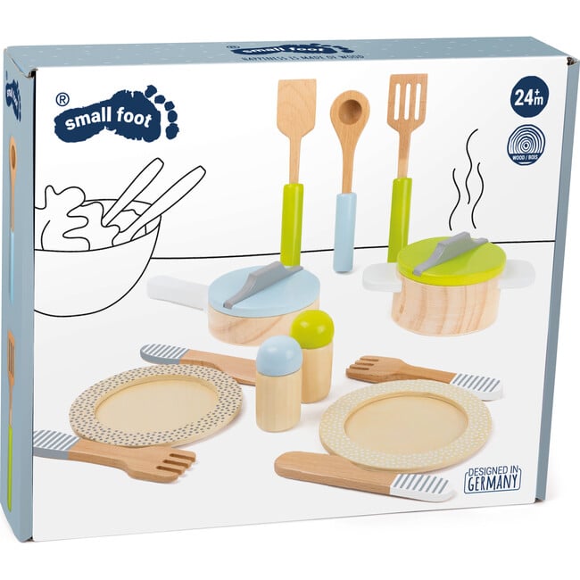 Crockery & Cookware Playset - Play Food - 3