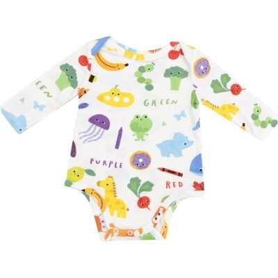 Learning Colors Bodysuit, Multi