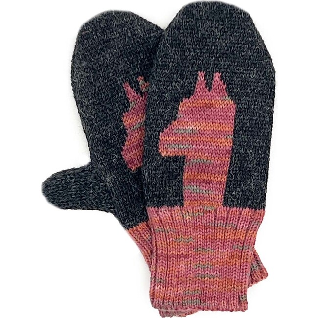 Kids Alpaca Pacas Gloves, Rosey Paca