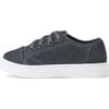 Robby Suede Flat Sole Lace-Up Sneakers, Grey - Sneakers - 1 - thumbnail