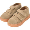 Robby Suede 2-Velcro Strap High Sneakers, Olive - Sneakers - 2