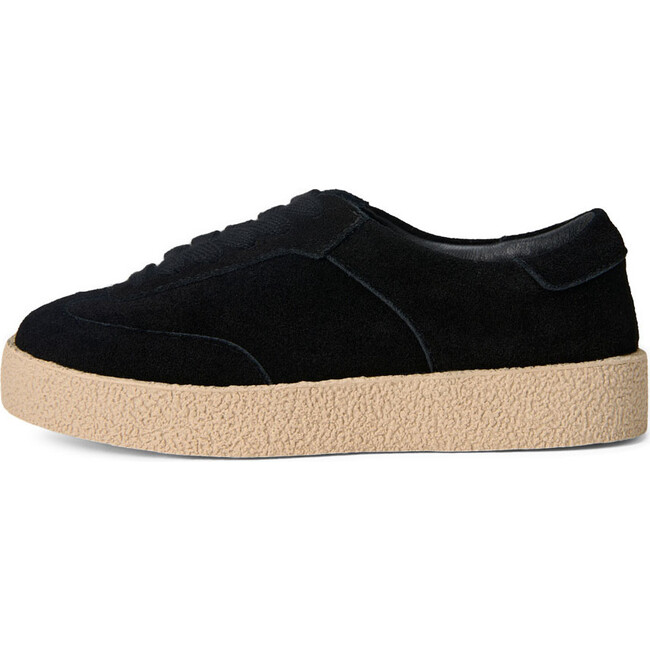 Cory Archival Suede Rubber Sole Sneakers, Black