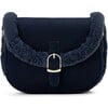 Shae Wool Long Belt Purse, Navy - Bags - 1 - thumbnail