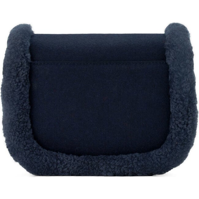 Shae Wool Long Belt Purse, Navy - Bags - 2