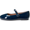 Chloe Patent Leather Square Toe Mary Jane Shoes, Navy - Mary Janes - 1 - thumbnail