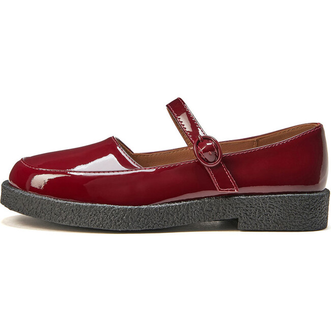 Aria 2.0 Patent Leather Flatform Sole Mary Jane Shoes, Burgundy