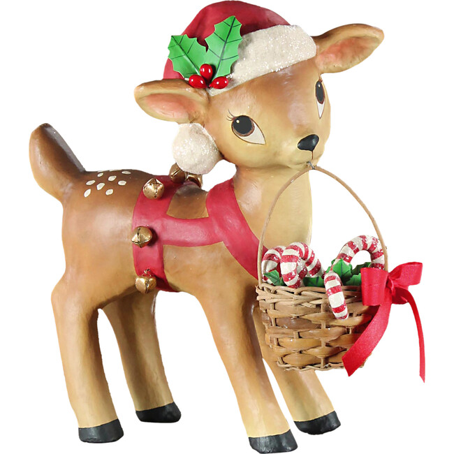 Reindeer Carrying Basket - Accents - 1