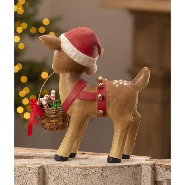 Reindeer Carrying Basket - Accents - 3