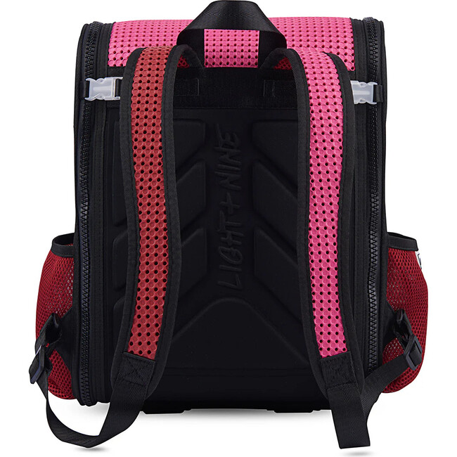 Student Backpack, Scarlet Red - Backpacks - 3