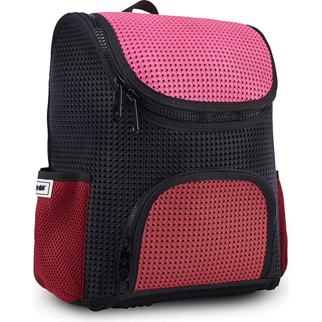 Student Backpack, Scarlet Red - Backpacks - 4