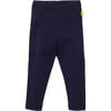 Baby Classic Elastic Waist Legging, Blue - Leggings - 1 - thumbnail