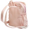 Flower Print Padded Adjustable Buckle Strap Zipper Backpack, Pink - Backpacks - 3