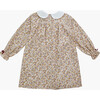 Baby Leela Floral Peter Pan Collar Long Sleeve Dress, Multicolors - Dresses - 4