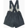 Baby Hector Corduroy Short Dungaree, Midnight Blue - Shorts - 2