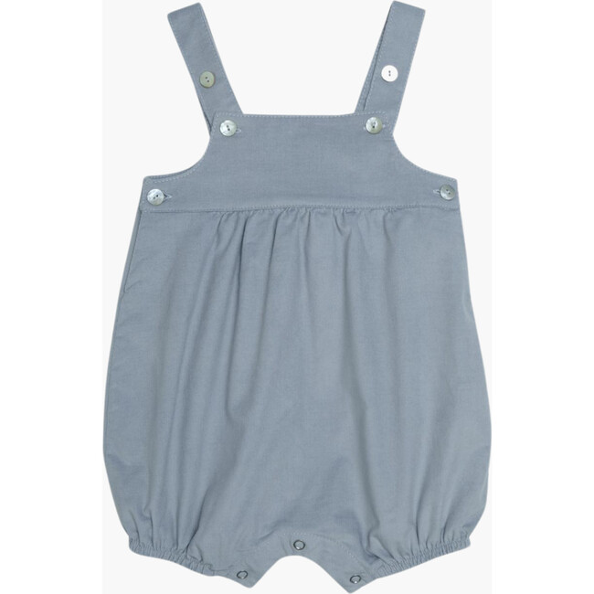 Baby Boule Sleeveless Strap Romper Overall, Dusty Blue