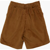 Gull Wale Corduroy Zipped Buttoned Shorts, Camel - Shorts - 4