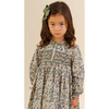 Aria Liberty Print Peter Pen Collar Long Sleeve Smocked Dress, Wiltshire - Dresses - 2