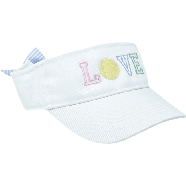 LOVE Bow Visor, White