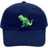 T-Rex Baseball Hat, Navy - Hats - 1 - thumbnail