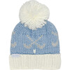 Golf Bobble Hat, Blue - Hats - 1 - thumbnail