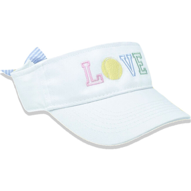 LOVE Bow Visor, White - Hats - 3